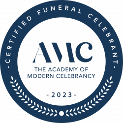 accreditation as a funeral celebrant from the Academy of modern Celebrancy